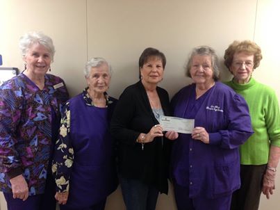 LEC Volunteers donate to the Rainbow Room